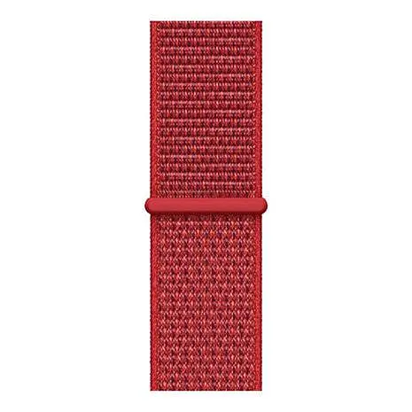Ремінець нейлоновий на липучці BeWatch Xiaomi Amazfit BIP/GTS/GTR 20 мм Гранат (1011328.3UW) - фото 3