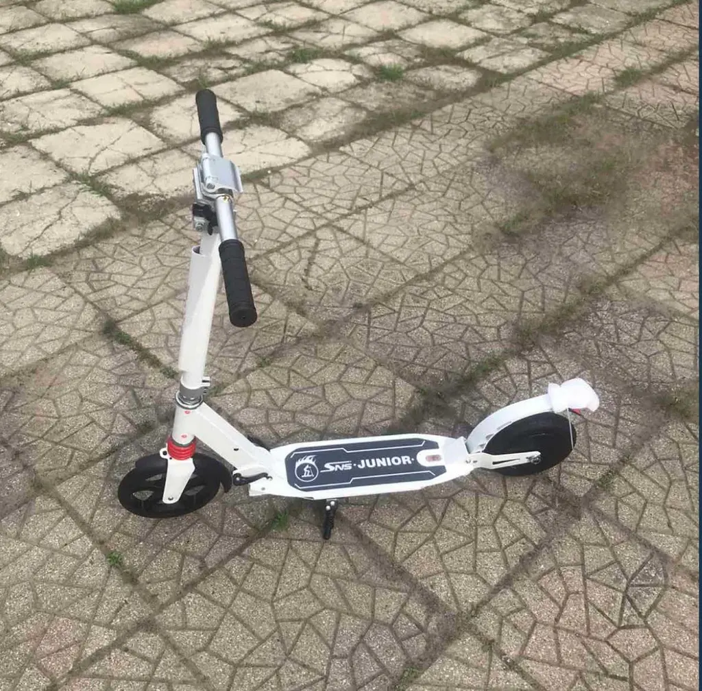 Дитячий електросамокат SNS Junior Білий - фото 6