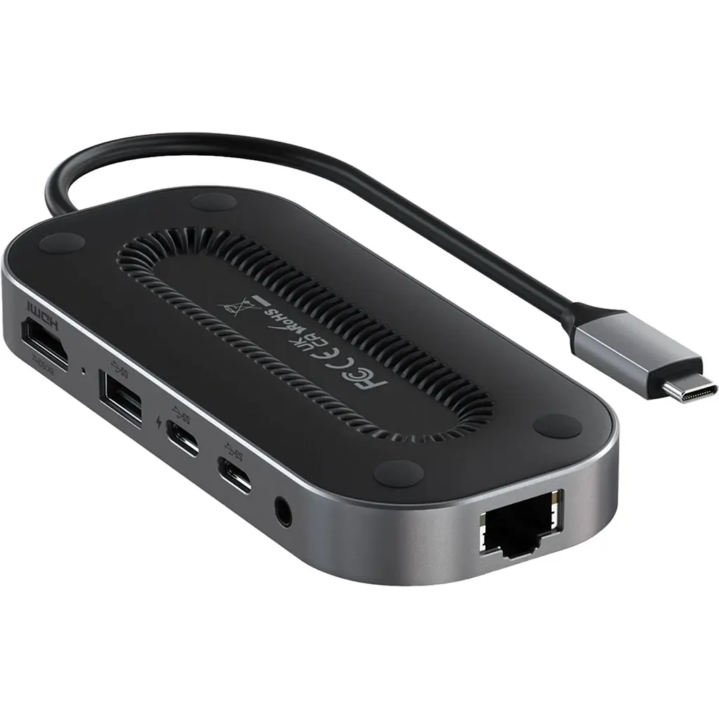 Адаптер Satechi USB4 Multiport Adapter with with 2.5G Ethernet Space Gray (ST-U4MGEM) - фото 2