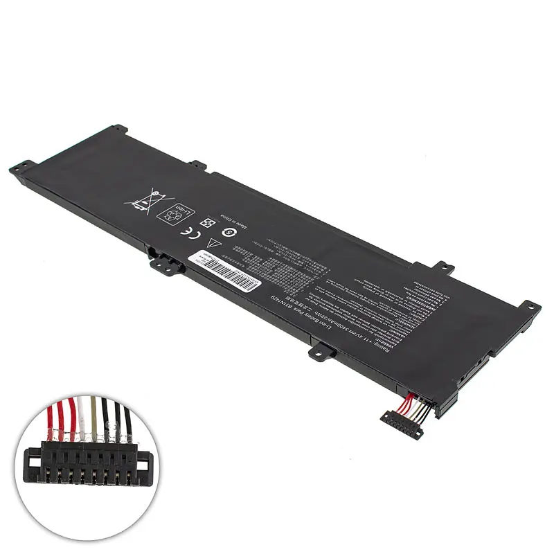 Акумулятор Asus B31N1429 (K501LX, K501LB, K501UX, K501UB) 11.4V 3400 mAh 39Wh Black - фото 2