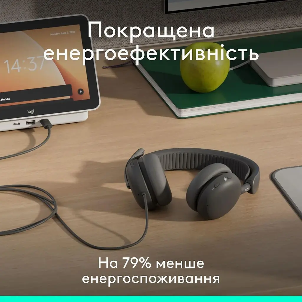 Гарнітура Logitech Zone Wired 2 for Business USB Graphite UC version (981-001618) - фото 7