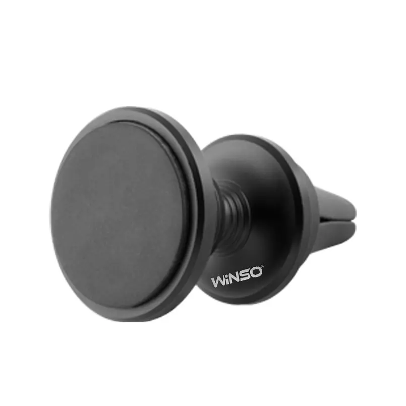 Тримач телефону автомобільний магнітний на дефлектор з обертальним кулеподібним шарніром (201240) - фото 2