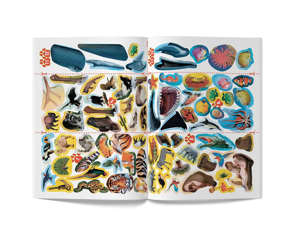 Книга Кристал Бук Меганаліпки Тварини, з наліпками (F00022329) - фото 6