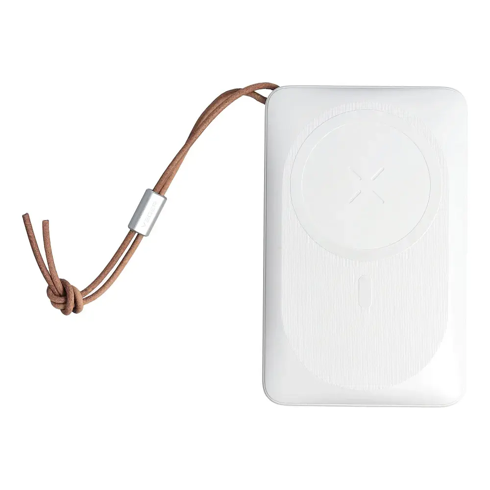 Зовнішній акумулятор VEGER 10000 mAh with wireless charging compatible with MagSafe PD QC3.0 2A 20W MagOn (VP1151 / W1151) white (VG-VP1151/W1151) - фото 3