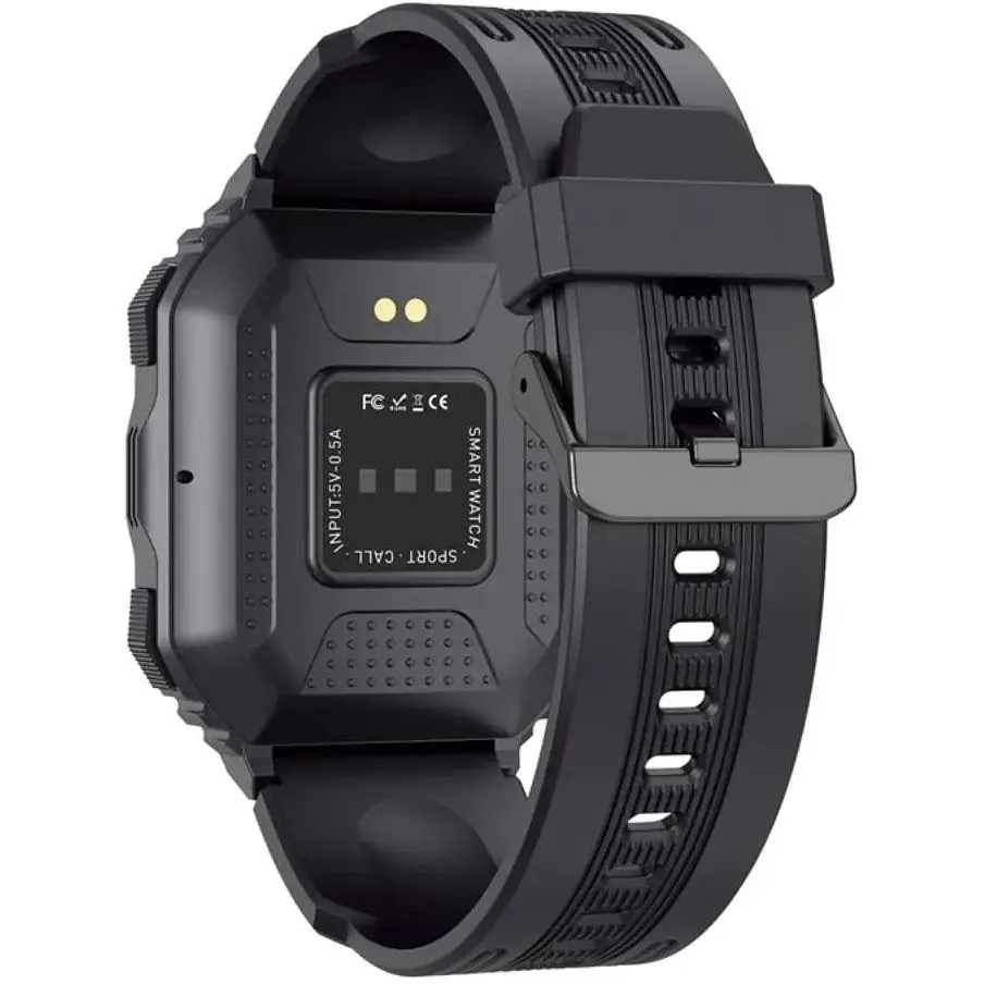 Смарт-годинник Lige Tank K06 Black (KTK0001R06BL) - фото 3