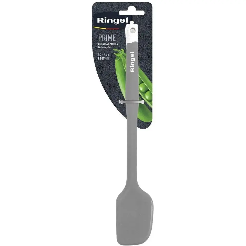Лопатка силіконова Ringel Prime коса маленька 21.9 см сіра (RG-5119/5) - фото 3