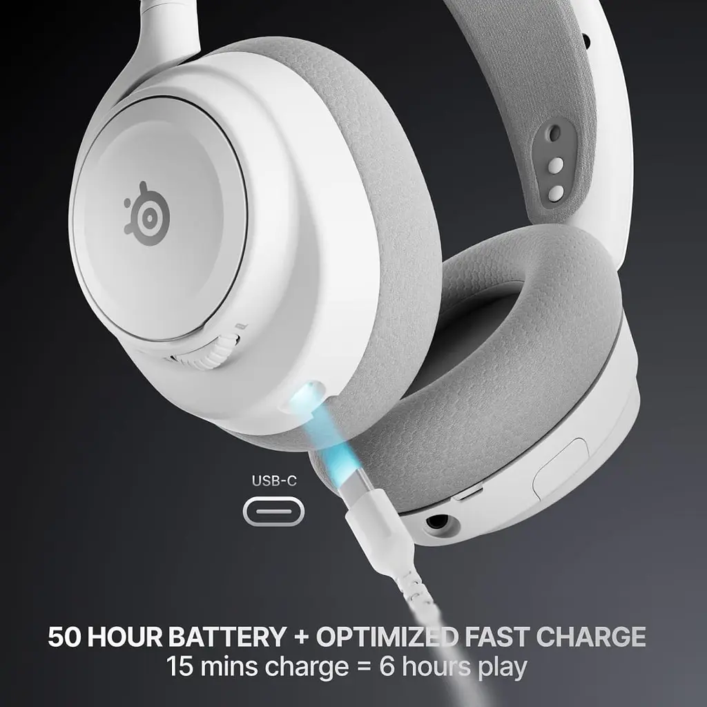 Ігрова гарнітура SteelSeries Arctis Nova 7 Gen 2 Wireless White /PC/PS/SW/MAC/MOB (61731) - фото 3