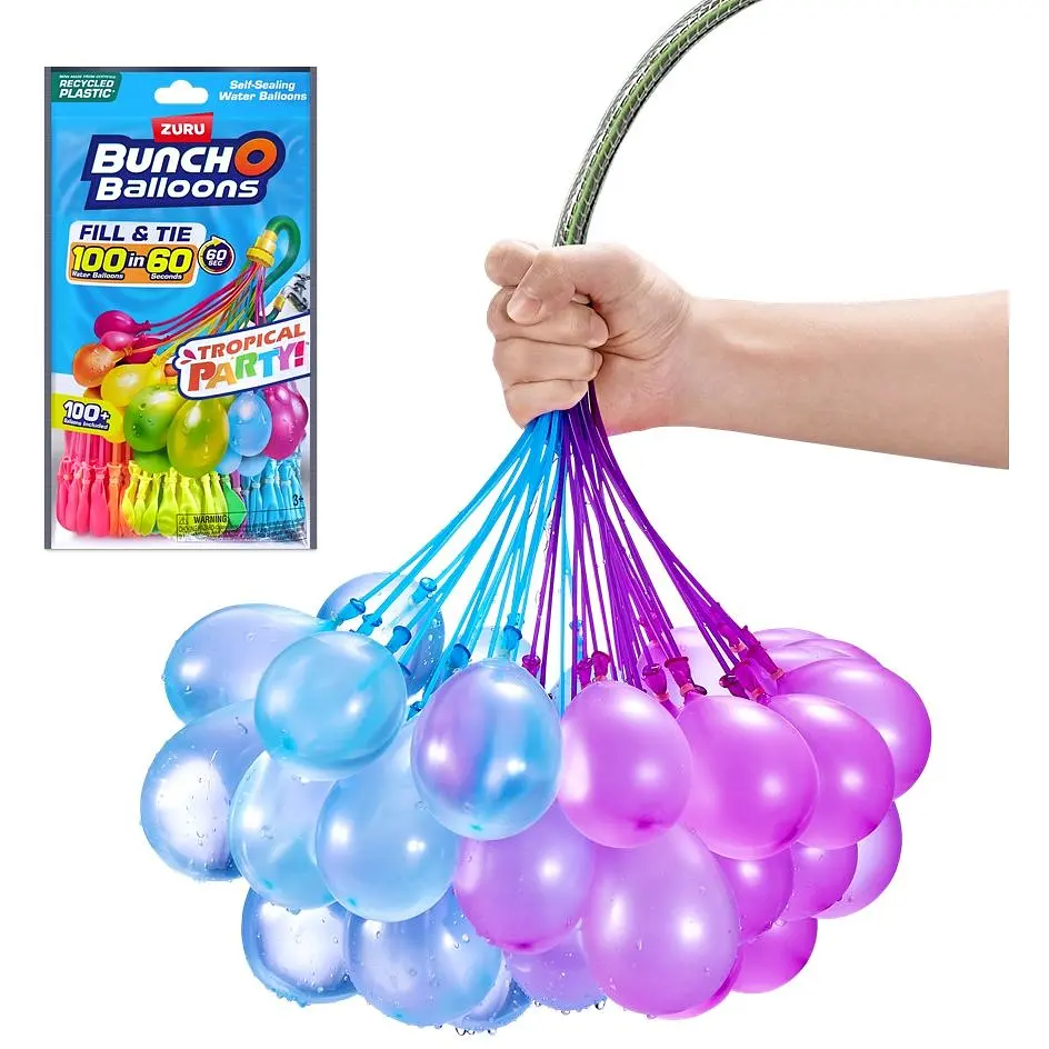 Ігровий набір Bunch O Balloons Водні кульки Тропік 100 шт. в асортименті (56480UQ1) - фото 11