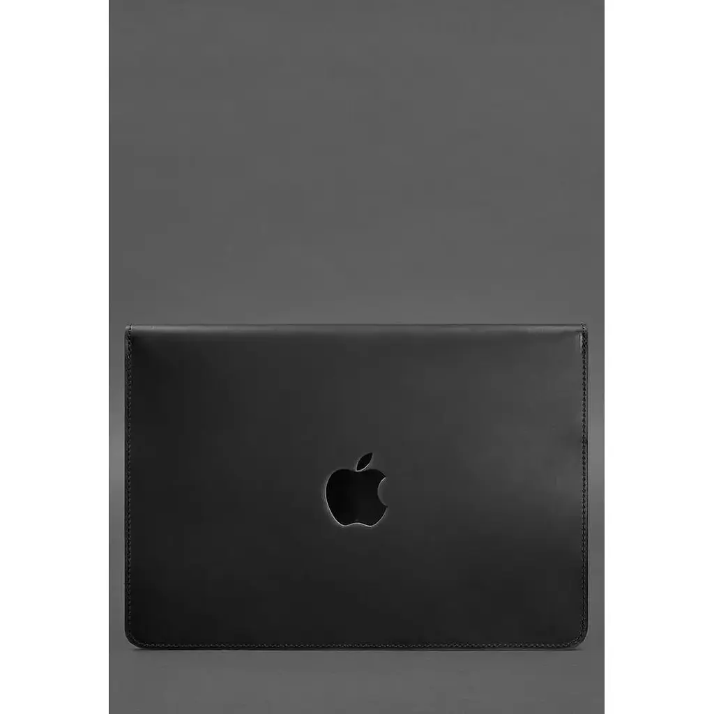 Шкіряний чохол-конверт BlankNote Crazy Horse на магнітах для MacBook 16 дюйм Чорний - фото 2