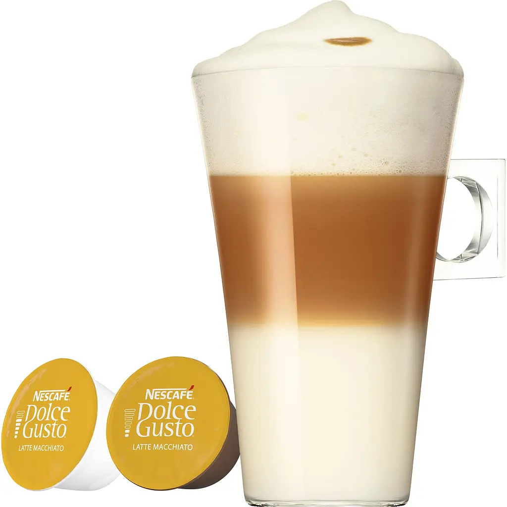 Набор кофе в капсулах Nescafe Dolce Gusto Latte Macchiato 48 шт. 549.6 г (3 уп. x 16 шт. 183.2 г) - фото 4