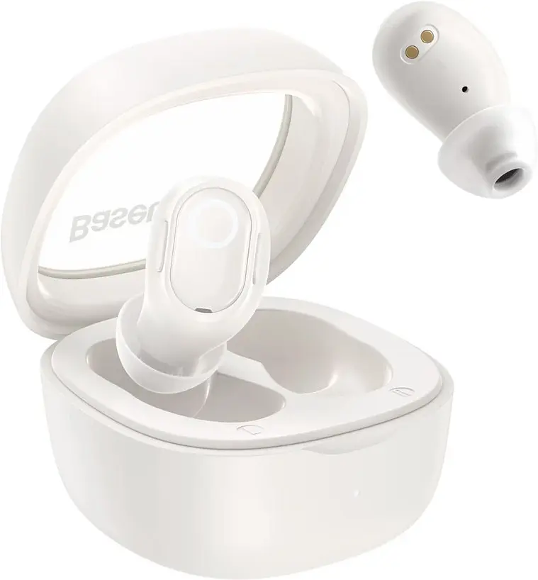 Навушники Baseus Bowie WM02 True Wireless Earphones Creamy White (NGTW180002) [78938] - фото 2