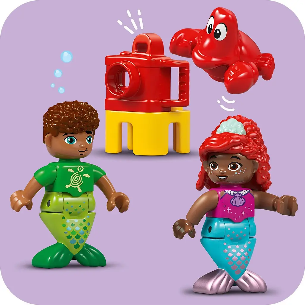 Конструктор LEGO DUPLO Disney Волшебный подводный дворец Ариэль 116 деталей (10435) - фото 7
