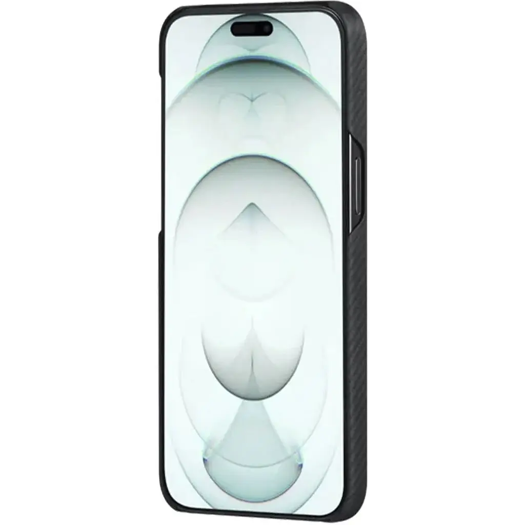 Чохол-накладка Pitaka MagEZ Case 4 Twill 600D Black/Grey для iPhone 15 Pro (KI1501PA) - фото 4