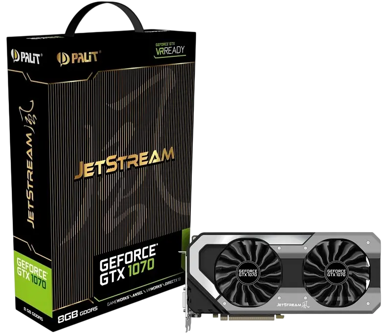 Відеокарта GeForce GTX 1070 8GB Palit JetStream (NE51070015P2-1041J) Б/В - фото 3