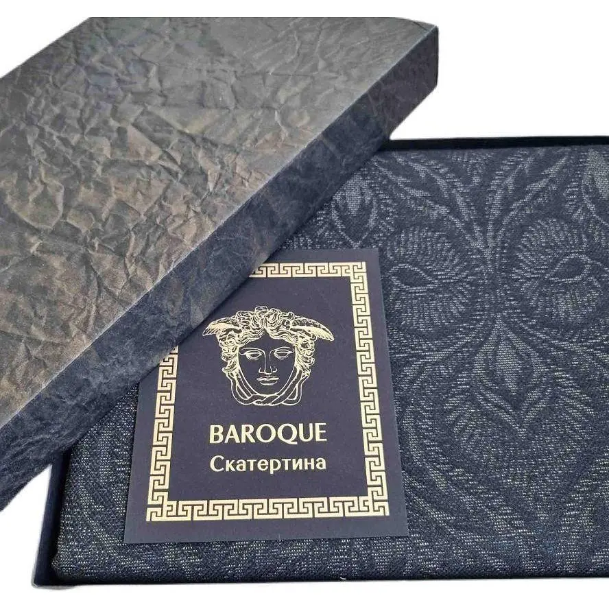 Скатертина Прованс Baroque Black 240х136 см (25787) - фото 3