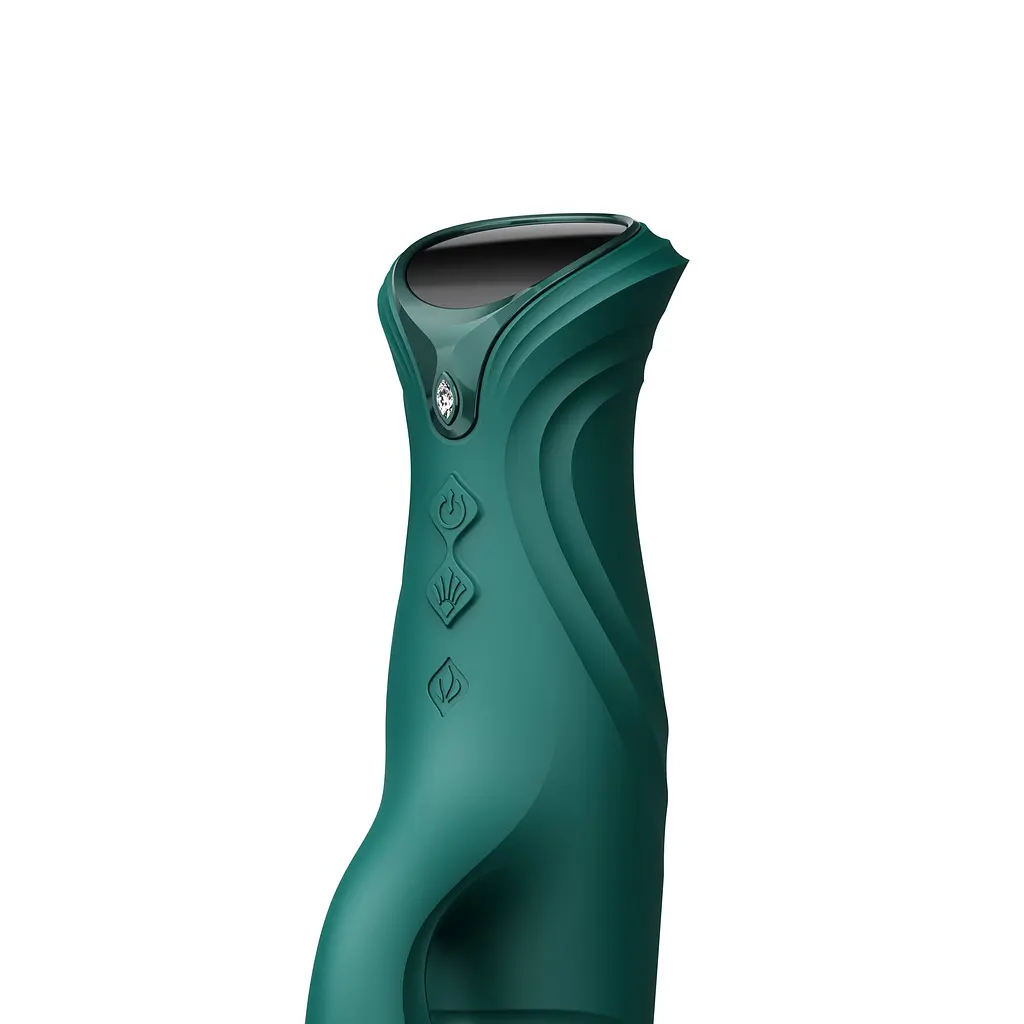 Вібратор-кролик Zalo Mose 2 25.7 см зелений - фото 10