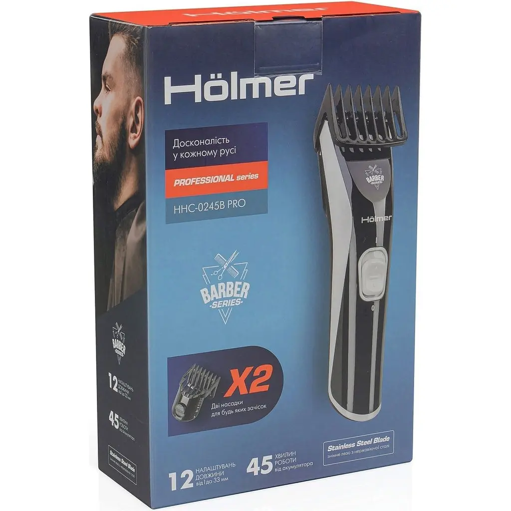 Машинка для стрижки HOLMER HHC-0245B PRO [176306] - фото 8
