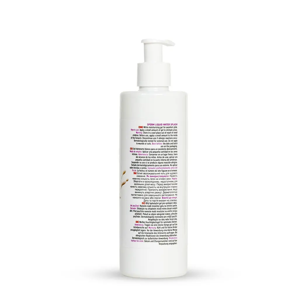 Лубрикант на водній основі MyLove Sperm Liquid Water Splash, 300 мл - фото 3