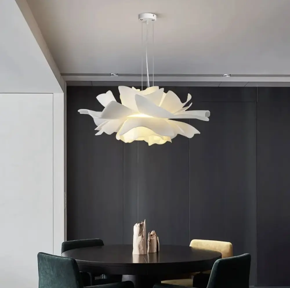 Подвесная люстра Flower в скандинавском стиле Line.F Диаметр 50см - фото 8