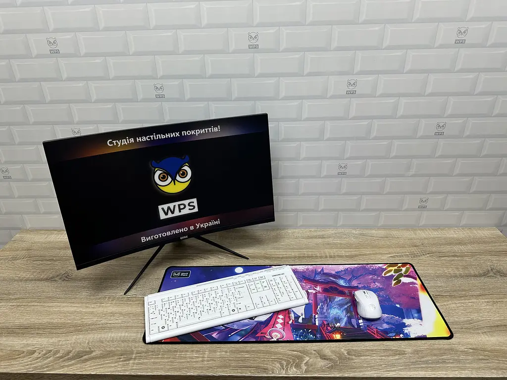 Великий килимок для мишки WorkPlaceShop Anime Genshin Impact Яе Міко 800 x 300 мм - фото 2