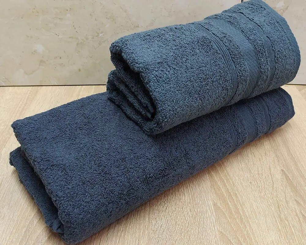 Набір турецьких махрових рушників Ada Turkey 50х90+70х140 Dark Grey - фото 3