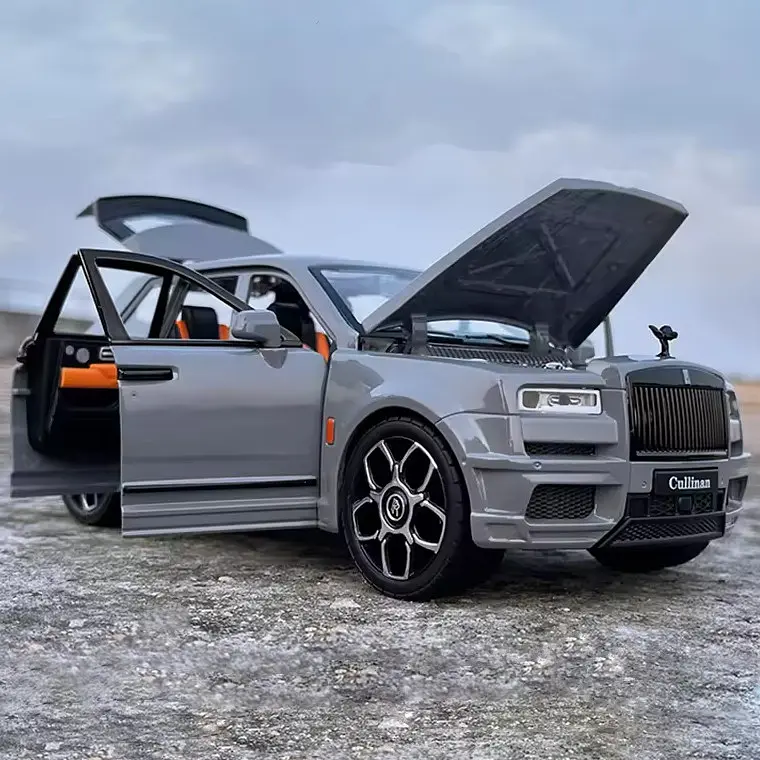 Колекційна металева модель автомобіля АвтоЕксперт Rolls-Royce Cullinan з інерцією, світлом та звуком 1:24 - фото 5