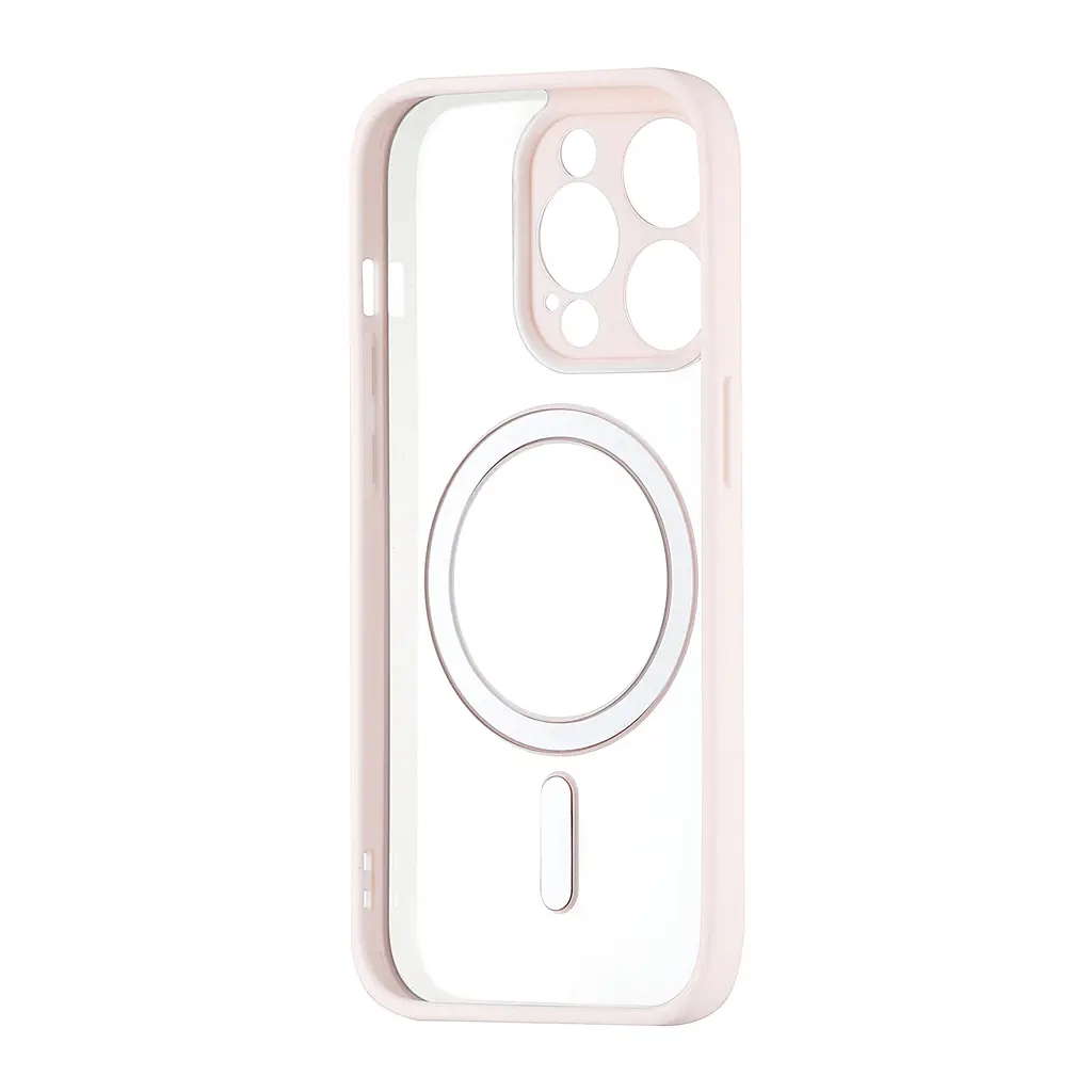 Чохол Color Edge with MagSafe (Protected Camera) iPhone 14 Pro Pink - фото 3