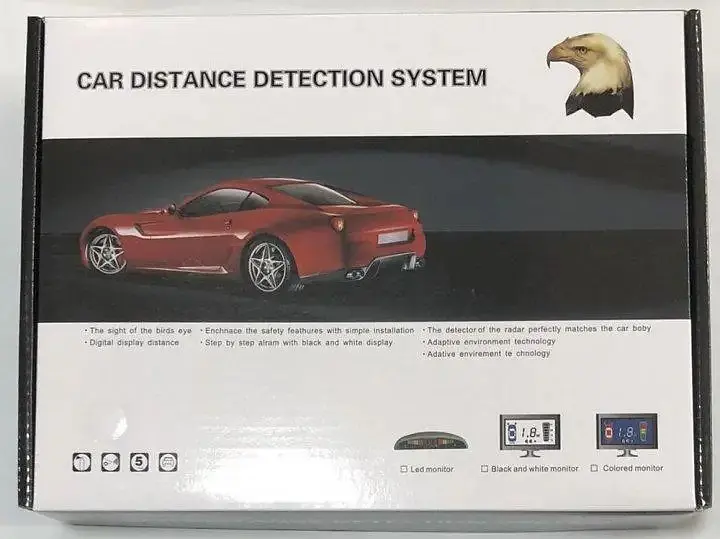 Парктронік Car Radar на 4 датчики, система паркування з звуковим сповіщенням - фото 4