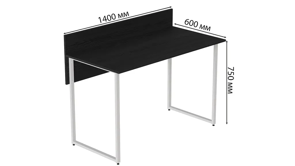 Компьютерный стол Скай 75x120x70 белый ДСП Сосна Кембра 32мм FRD-101110 - фото 3