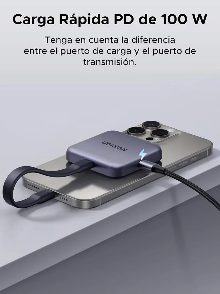 Магнітний USB-C кардрідер Ugreen SD/TF UHS-II 312MB/s PD 100W, алюміній - фото 6