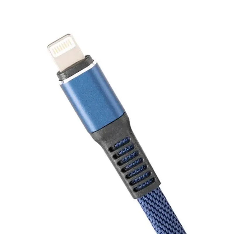 USB кабель Gelius Pro Flexible GP-UC02i Lightning Blue - фото 4
