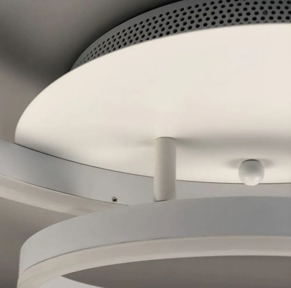 Потолочная LED люстра на 2 кольца в белом цвете | Ст. A 8008/2 WT | Line F - фото 2
