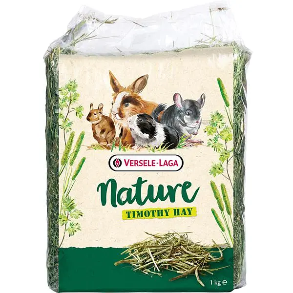 Корм для кроликів і гризунів Сіно Тимофіївки Versele-Laga Nature Timothy Hay Натюр 1 кг (241912)