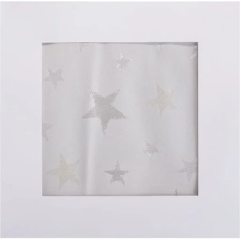 Скатертина жаккардова Lefard Home Textile Зірки зі срібним люрексом 100х100 см (812-060) - фото 2