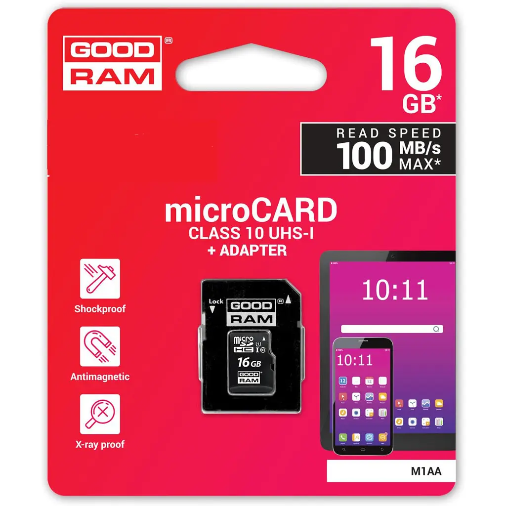 Карта пам'яті Goodram 16GB microSDHC Class 10 (M1AA-0160R12) - фото 5