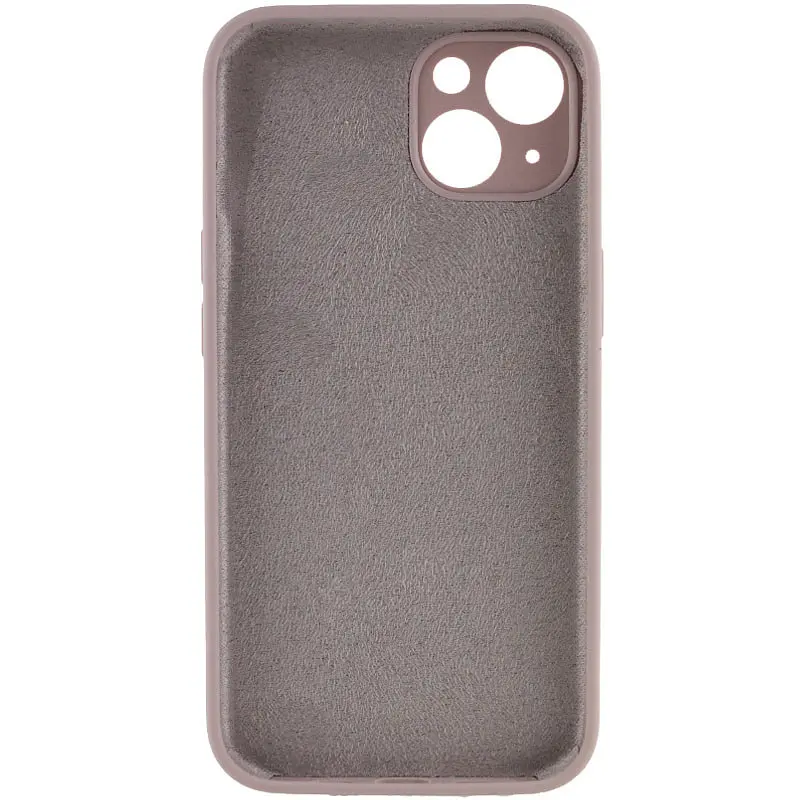 Чохол Silk Full Camera Protective (AA) NO LOGO для Apple iPhone 14 (6.1") Сірий / Lavender - фото 2