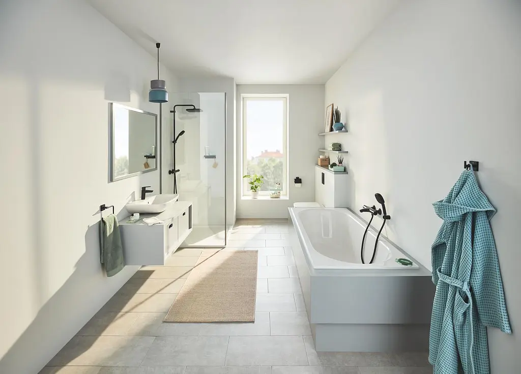 Термостат для ванни Grohe QuickFix Precision Trend 1022162432 Чорний матовий - фото 9