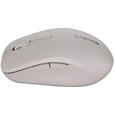 Комп'ютерна мишка Canyon MW-12 Wireless/Bluetooth Beige (CNS-CMSW12BG) - фото 3