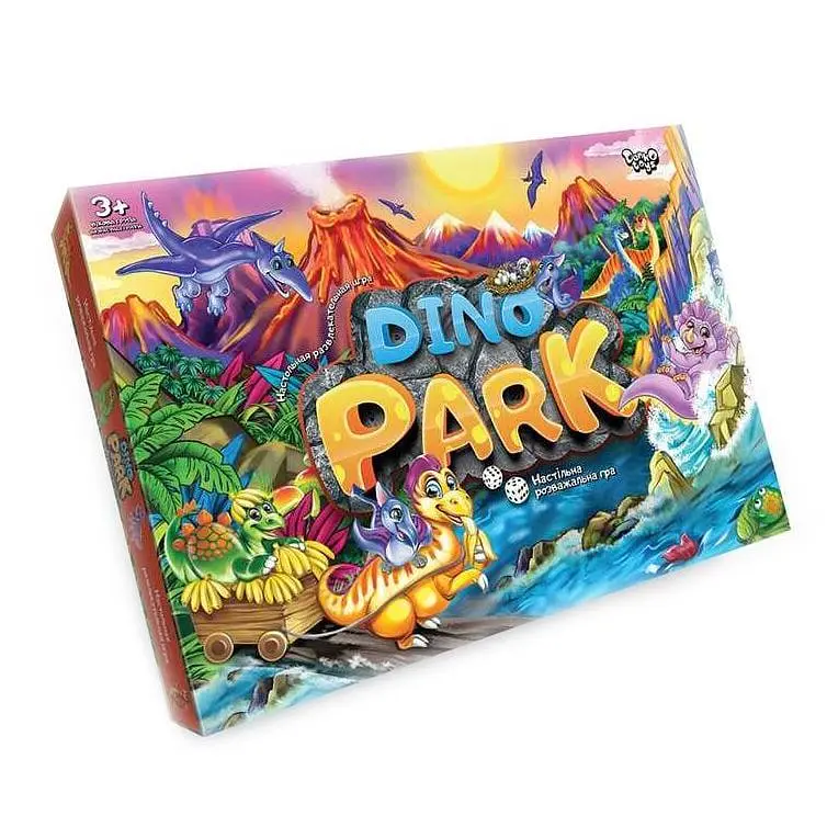 Настільна гра Danko Toys Dino Park Різнокольоровий (SR-113-N-488)