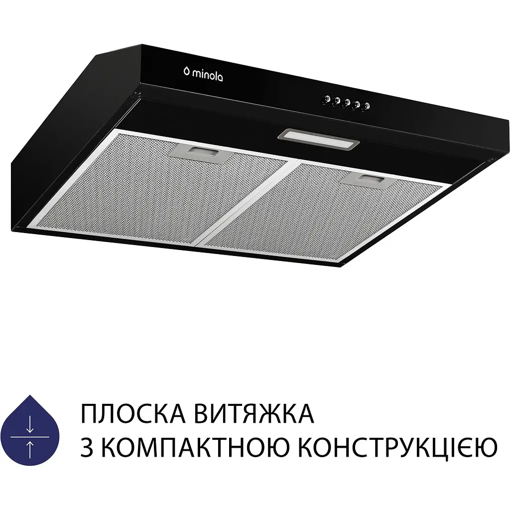 Витяжка Minola HPL 504 BL - фото 2