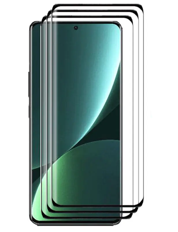 Захисне скло DK для Xiaomi Redmi Note 14 Pro+ Full Glue 3D 017731 black 3 шт. - фото 2