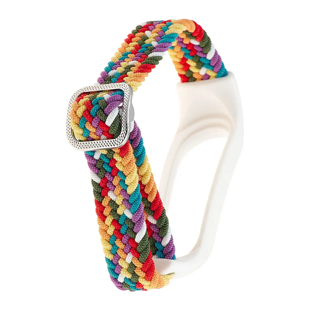 Ремешок Braided Buckle Enhanced Mi Band 3/4/5/6/7 Colorful - фото 2