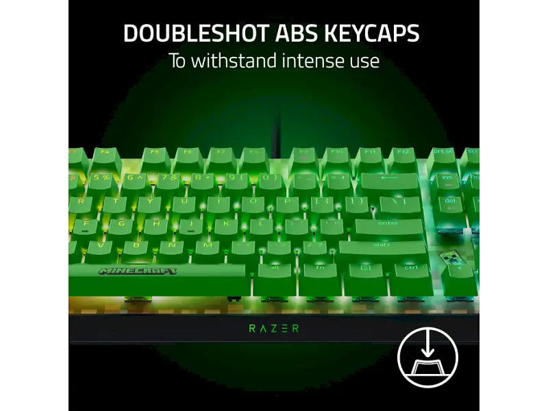 клавіатура Razer BlackWidow V4 X Minecraft Edition (RZ03-04704100-R3M1) - фото 7