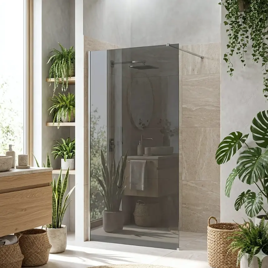 Душова стінка Rea Flexi 90x195 см grey chrome KPL-K99085 - фото 2