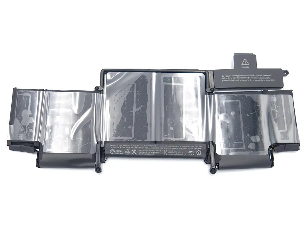 Акумулятор A1493 для Apple MacBook Pro A1502 (2013, 2014, 2015) ME864LL, ME866LL (11.34V 6330 mAh 72Wh) - фото 2