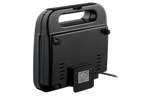 Мультимейкер Ardesto SM-H300B 700 Вт 3 пластини: сендвіч вафельна гриль антипригарне покриття Black - фото 3