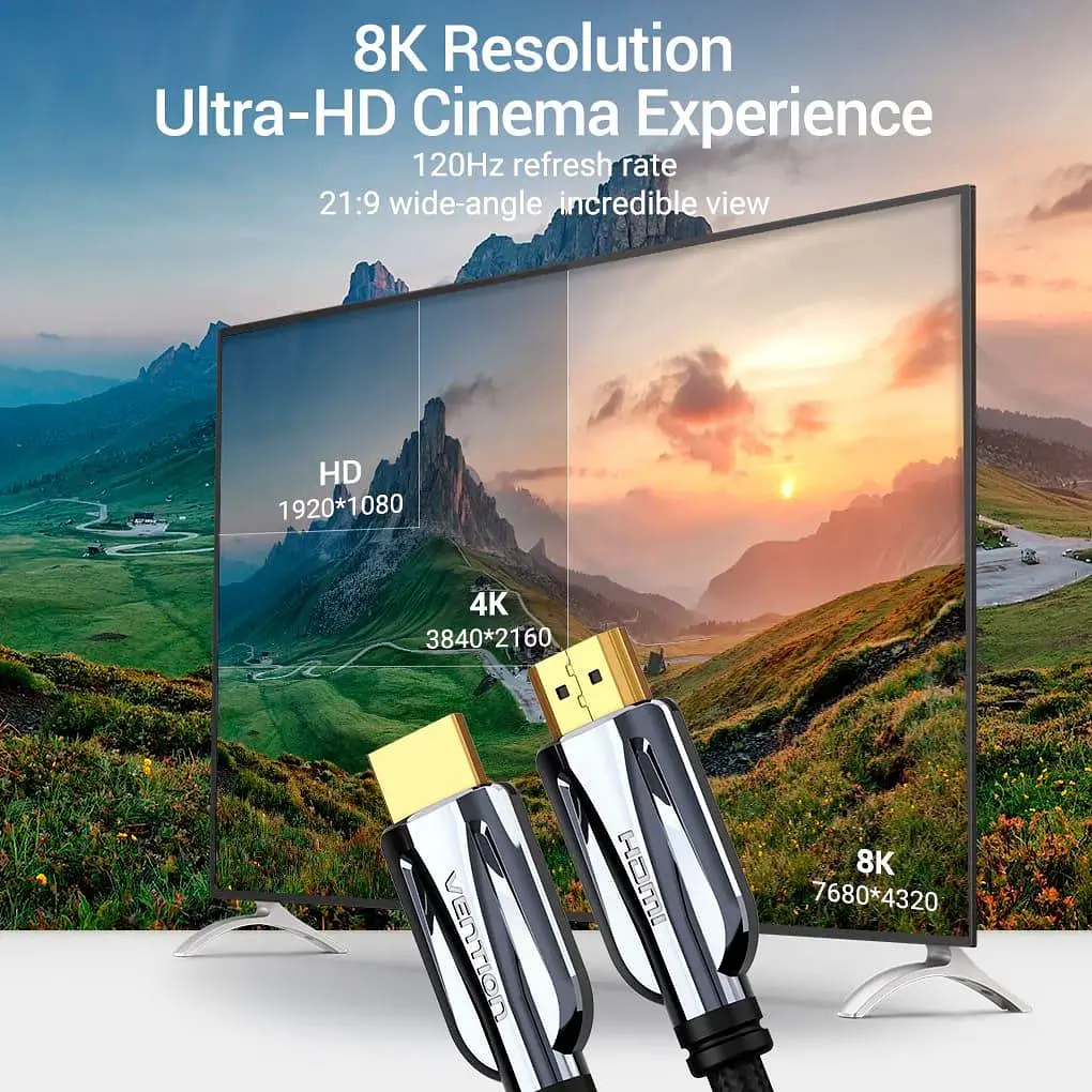 Кабель Vention HDMI-HDMI V 2.1 1.5 м (AALBG) - фото 3