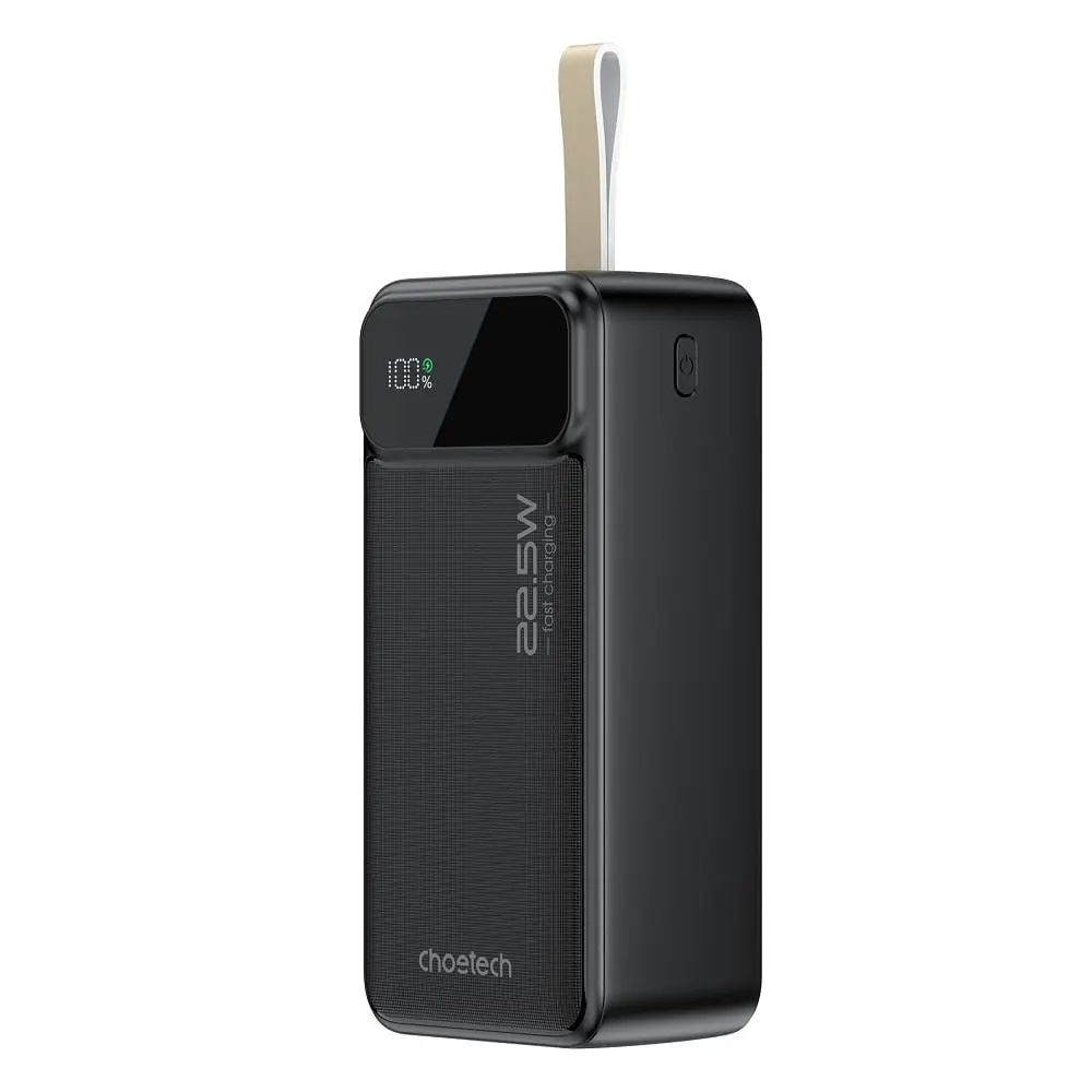 Повербанк 40000mAh Choetech B731 Black 22.5W QC3.0 PD3.0 (43-00117) - фото 11