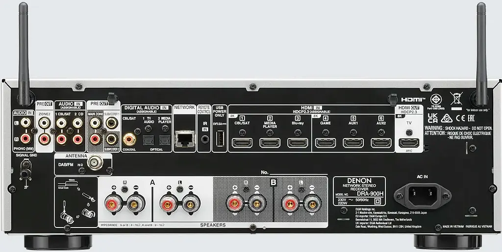 Мережевий стереоресивер Denon DRA-900H Silver - фото 5