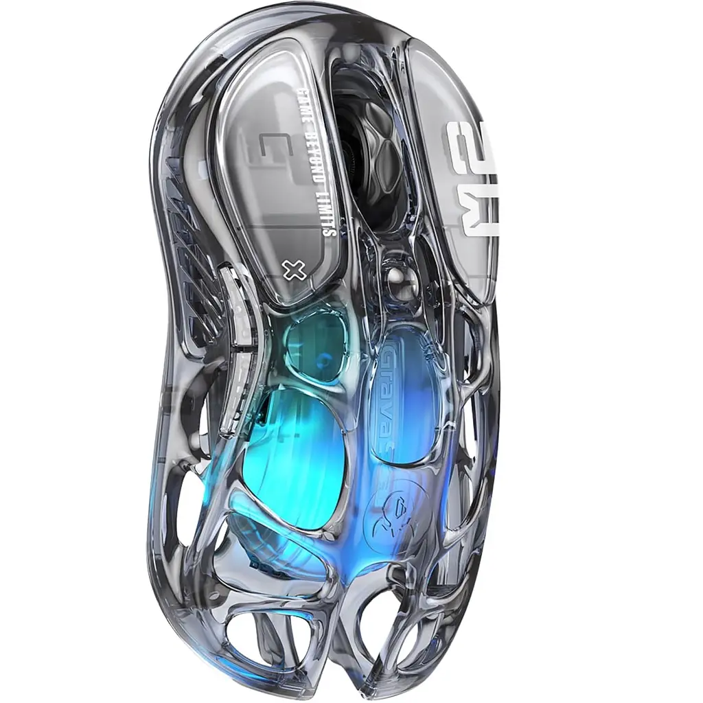 Ігрова Миша GravaStar Mercury M2 - Transparent Black (GRAVASTARM2_XTAL_BLK) - фото 2